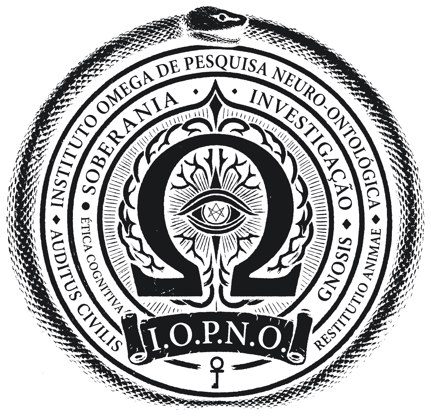 Brasão do Instituto Ômega de Pesquisa Neuro-Ontológica